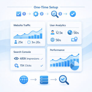 Google Analytics & GSC Setup ( One Time )